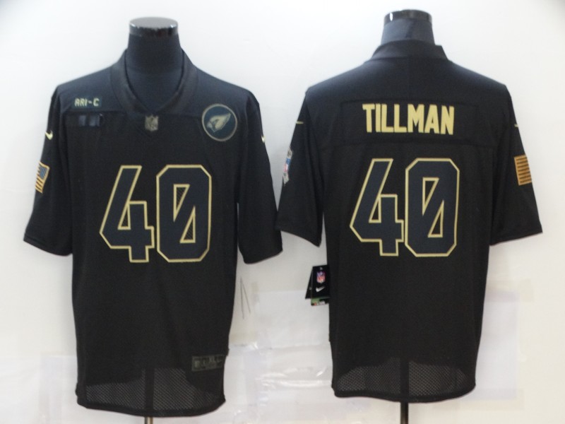 Men's Arizona Cardinals Pat Tillman #40 Black Jersey